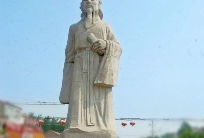 景区历史名人大理石庄子雕塑