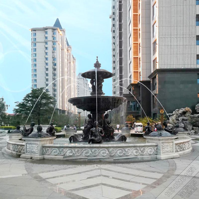 城市广场欧式喷泉景观雕塑